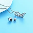 thumbnail image 5 of Angel Wings Cremation Urn Necklace Urn Jewelry For Ashes With Mini Ball Cremation Locket Urn Keepsake Pendant, 5 of 7