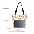 thumbnail image 4 of Vsdgher Cartoon Squirrel print Reusable Shopping Grocery Bags for Women Shopping with Pouch Foldable Pouch Lightweight Polyester Fabric, 4 of 6