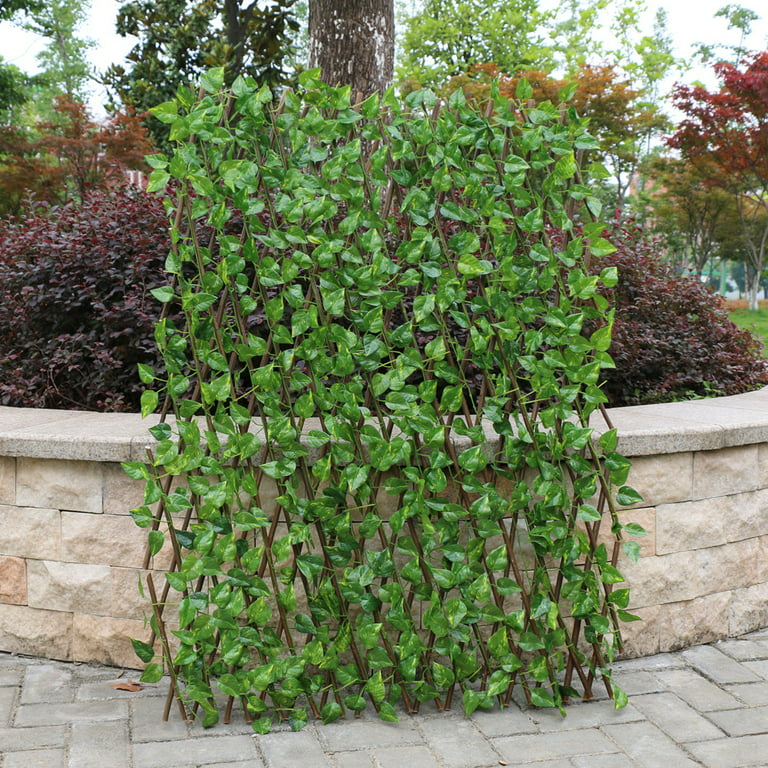 Customized Artificial Leaves Fence Trellis for Landscape Exterior IVY Wall  Covering Decoration - China Trellis and Hedge price