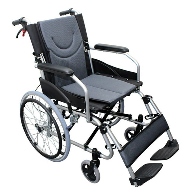 Silla Ruedas Aluminio LUXE Acojinada Bicolor Medimetrics Medimetrics SP9003