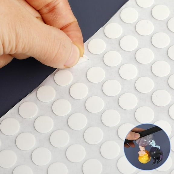300 Pcs Clear Sticky Tack Poster Putty, Removable Adhesive Dots