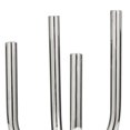 thumbnail image 5 of DecMode 4 Holder Silver Stainless Steel Metal Abstract U-Shaped Candelabra, 5 of 13