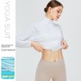 thumbnail image 2 of Abrigo de protección solar con cuello fresco de verano para mujer, ropa de piel anti-ultravioleta, ropa deportiva para exteriores de secado rápido, ropa de protección solar transpirable, 2 of 6
