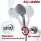 thumbnail image 4 of Soporte para cabezal de ducha, soporte de pared de la Ducha extraíble ajustable, soporte para cabezal de ducha con ventosa, reutilizable, sin perforación, resistente al agua, 4 of 4