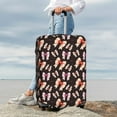 thumbnail image 7 of Lsque Colorful bow with polka dots Printed Luggage Cover, Travel Luggage Protector,Scratch and Dirt Resistant, Fits 18-32 Inch Luggage-Medium, 7 of 7