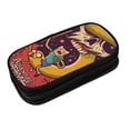 thumbnail image 3 of Adventure Time Pencil Case Large Capacity Pencil Pouch Pen Bag Office Stationery Organizer Travel Makeup Bag Black, 3 of 9