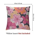 thumbnail image 4 of BANET Pillow Cover 2 Pcs, Colorful Poppies Square Cover Good Decoration for for Sofa 22x22in, 4 of 7