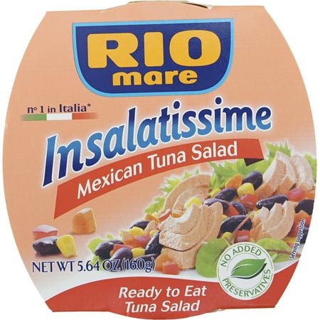 Rio Mare Insalatissime Mexican Style Tuna Salad, 5.64 oz (160 (Best Tuna For Tuna Salad)