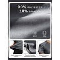thumbnail image 5 of NELEUS Womens Plus Size Workout Tops for Activewear Athletic Gym Tee Casual Tops Loose Fit Quick Dry Crew Neck,Gray,US Size 2XL, 5 of 11