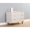thumbnail image 2 of Sunpan Celine 41.5" Modern Wood and Steel Dresser in Cream/Antique Brass, 2 of 7