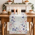 thumbnail image 2 of Table Runner 72 Inches Long for Kitchen Dining, Spring Floral Dresser Scarf Farmhouse, Dining Table Decorations for Wedding/Parties, Watercolor Summer Botanical Flowers 16 x 72 In, 2 of 8