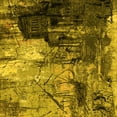 thumbnail image 1 of Ahgly Company Indoor Square Oriental Yellow Industrial Area Rugs, 4' Square, 1 of 4