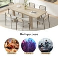 thumbnail image 4 of Veanerwood 55"- 78" Extendable Rectangle Dining Room Table for 6-10 Person,Modern Kitchen Table with 4 Sturdy Wooden Legs,Perfect for Small Space, Beige, 4 of 10