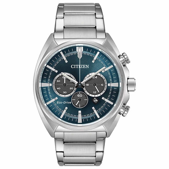 Citizen Men s Chronograph Watch Blue Dial Walmart