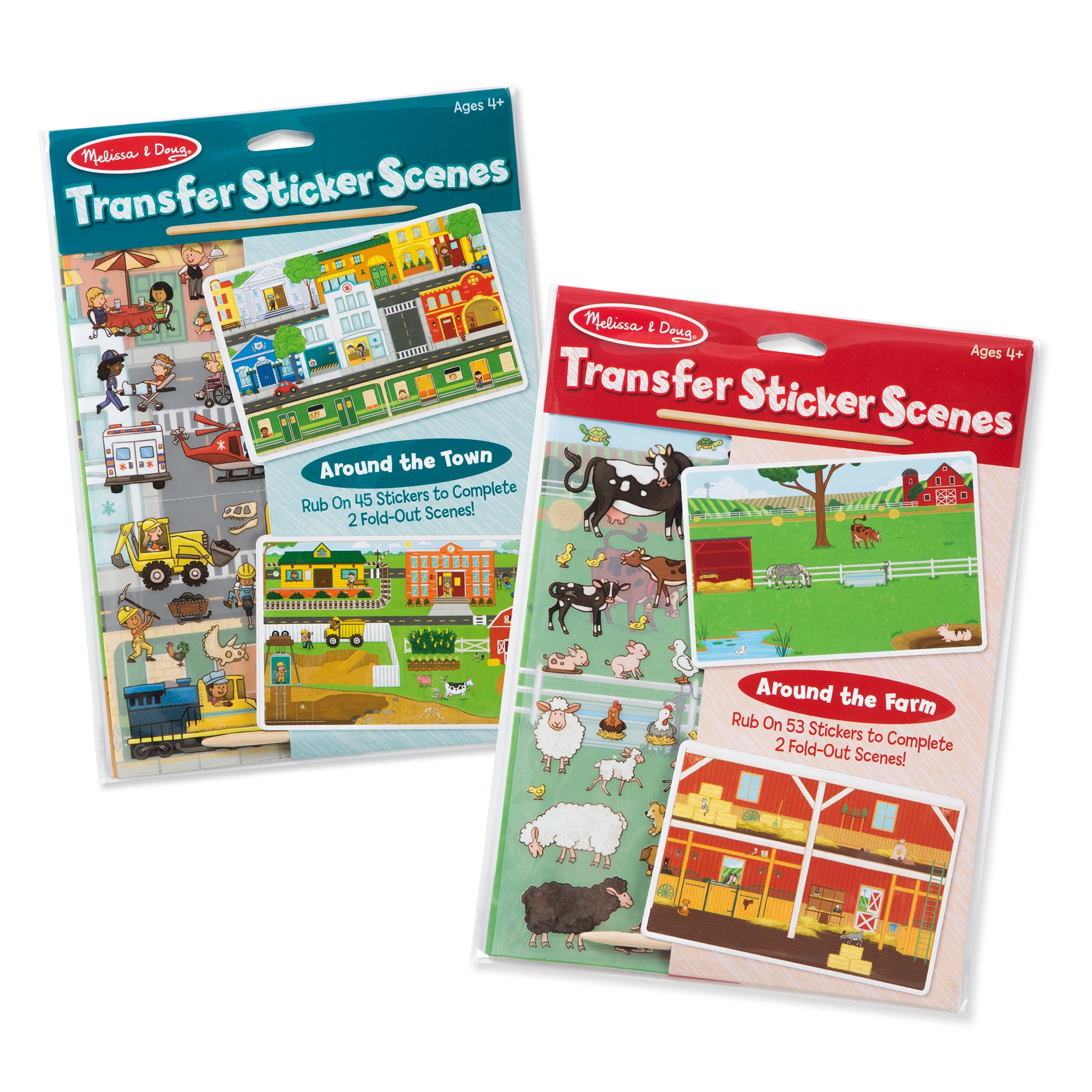 melissa and doug transfer sticker scenes
