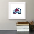 thumbnail image 4 of Gallery Pops NHL Colorado Avalanche - Primary Logo Mark Wall Art, White Framed Version, 12" x 12", 4 of 5