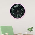 thumbnail image 4 of Relojes de pared - Reloj de pared silencioso sin tictac de con luz - Reloj de pared decorativo grande para cocina, Rosa BLESIY reloj de pared, 4 of 8