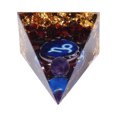 thumbnail image 1 of Pierre de Constellation Pyramide pour Énergie Positive Réduire le Stress Chakra Résine Méditation Puissance Pierre Pyramide, 1 of 7
