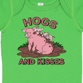 thumbnail image 4 of Inktastic Hogs and Kisses with Cute Pig Family Boys or Girls Baby Bodysuit, 4 of 5