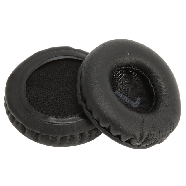 Almohadillas De Repuesto Para Auriculares, Almohadillas Universales De Cuero Artificial Para Auriculares De 50mm, Color Negro