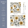 thumbnail image 2 of Yayeee Toggle Light Switch Wall Plate 2-Gang 4.56"x4.48" Decorative Outlet Cover, Sunflower Pattern, 2 of 7