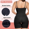 thumbnail image 4 of QRIC Women Full Body Shapewear Tummy Control Bodysuits Thigh Slimmer Shorts Seamless Butt Lifter Shaper, 4 of 6