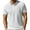 White, variant on Men Polo Shirts Solid Color Button Collared Short Sleeve Business Tops Casual Loose Comfortable Trend T Shirts for Man