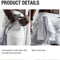 thumbnail image 5 of Pantalones cortos de compresión con estampado de Anime para hombre, Shorts de gimnasio de rendimiento atlético con bolsillos, secado rápido, Fitness, entrenamiento, boxeo, 2 en 1, 5 of 5