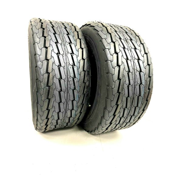 Two 20.5x8-10 20.5x8.0-10 205/65D10 Boat Trailer Tires Heavy Duty 12 Ply Rated
