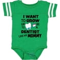 thumbnail image 3 of Inktastic I Want to Grow Up to Be a Dentist Like My Mommy Boys or Girls Baby Bodysuit, 3 of 5
