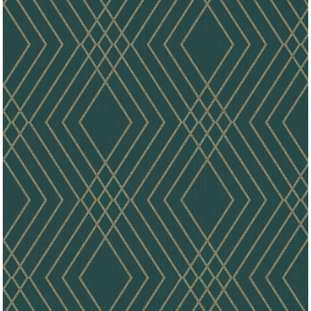 Fine Decor Shard Evergreen Trellis Wallpaper
