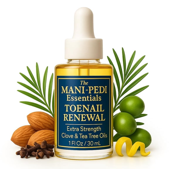 The Mani Pedi Essentials Toenail Care Serum – Luxe Collection, 1 fl oz | Lightweight Nail & Cuticle Conditioning Serum | Daily Nail Care