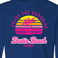 thumbnail image 4 of Inktastic Summer Enjoy the Sunshine Destin Beach Florida in Pink Long Sleeve Youth T-Shirt, 4 of 5