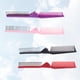 thumbnail image 4 of Peine plegable de 8 piezas, peine de doble cabeza, peine antiestático para cabello largo y liso, peine para viajes, negro, morado, rosa y rojo (cada 2 piezas), 4 of 5
