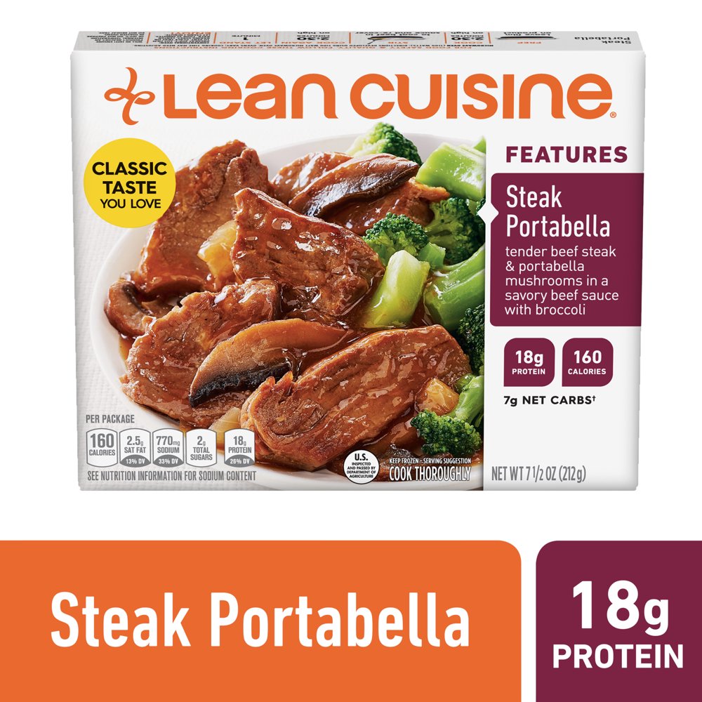 Lean Cuisine Features Steak Portabella Frozen Meal 7.5 oz. Walmart