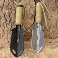 thumbnail image 4 of Flmtop Lightweight Shovel Multi-use Backpacking Trowel Ruler Flat Screwdriver Hexagon Wrench Camping Hiking Gardening Survival Multitool with Carrying Pouch, 4 of 7