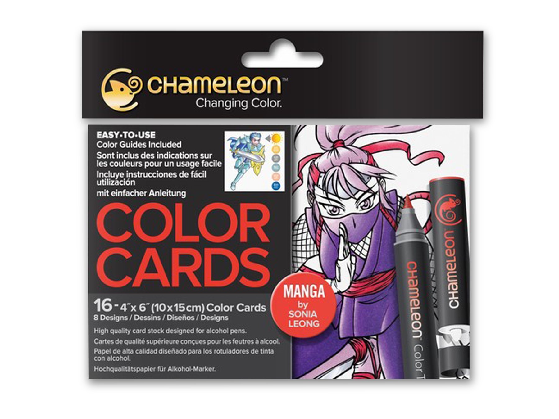 Chameleon Art Product Color Cards Manga Walmartcom
