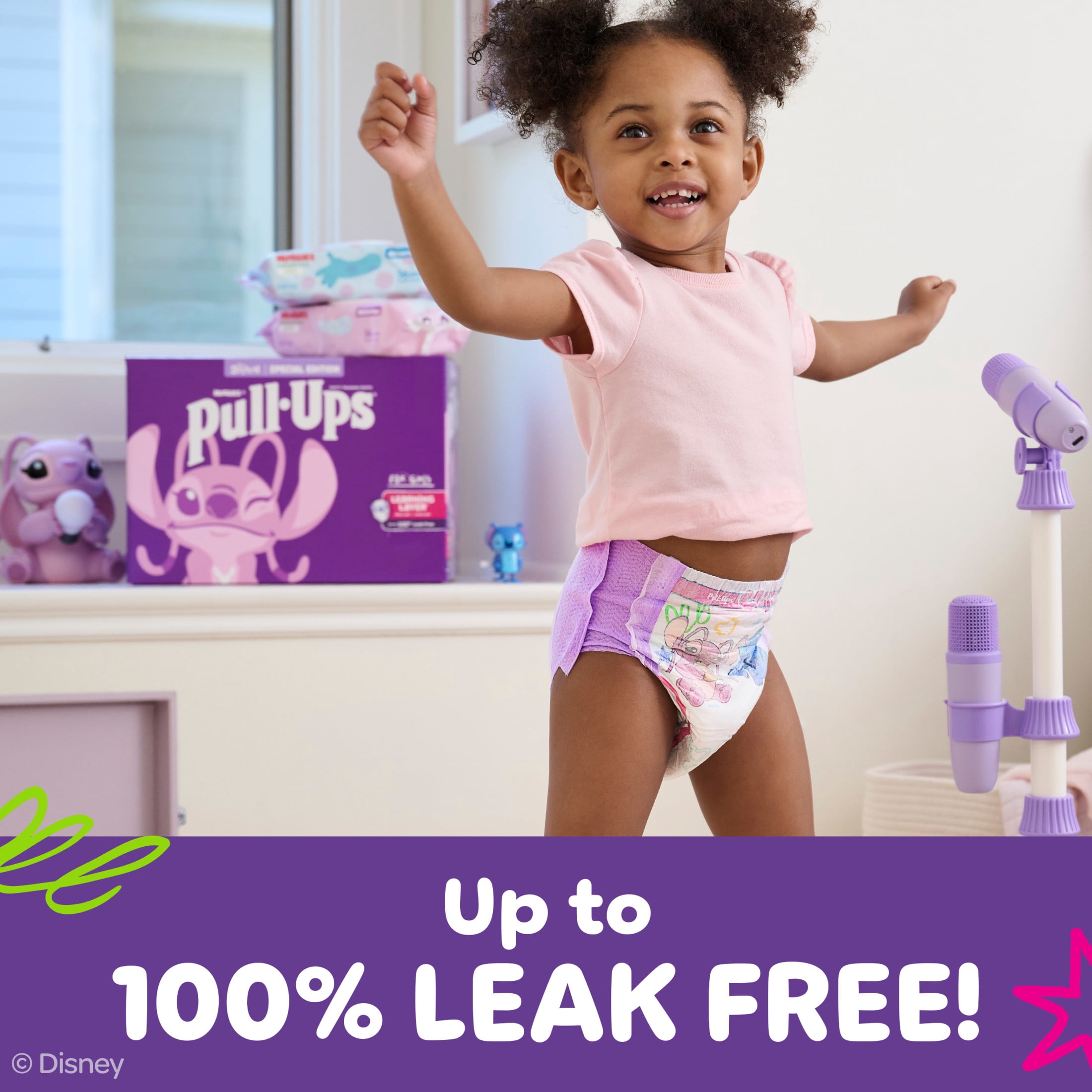 Pull-Ups Girls Potty Training Pants Disney Special Edition, 4T-5T, 60 Count
