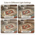 thumbnail image 7 of ODIKA Zigzag Border Motif Stripe Motifs Aztec Southwestern Stepped Playful Expressive Foldable Easy Care for King Size Bedroom, Master Suite, Under Bed, 7 of 7