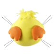 thumbnail image 2 of Trasero de pollito para adorno de corona de corona, decoraciones amarillas de Pascua, trasero de pollo para suministros artesanales, corona de puerta BLESIY Trasero De Pollito De Corona De Pascua, 2 of 8
