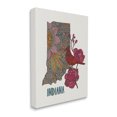 thumbnail image 3 of Stupell Industries Indiana State Bird Florals Graphic Art Gallery Wrapped Canvas Print Wall Art, Design by Valentina Harper, 3 of 7