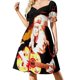 thumbnail image 2 of Su Majestad la Reina Isabel II - Foto profesional HD Vestido de manga corta Ropa femenina vestido elegante, 2 of 7