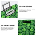 thumbnail image 3 of Bingfone green Skull Luggage Cover Washable Suitcase Cover Protector Anti-scratch Suitcase cover Fits 18-32 Inch Luggage -Medium, 3 of 7