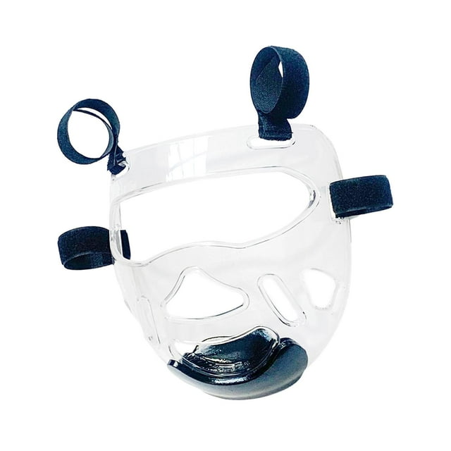 Transparent Taekwondo Mask Face Guard Detachable Protective Thickening Head Gear Adults