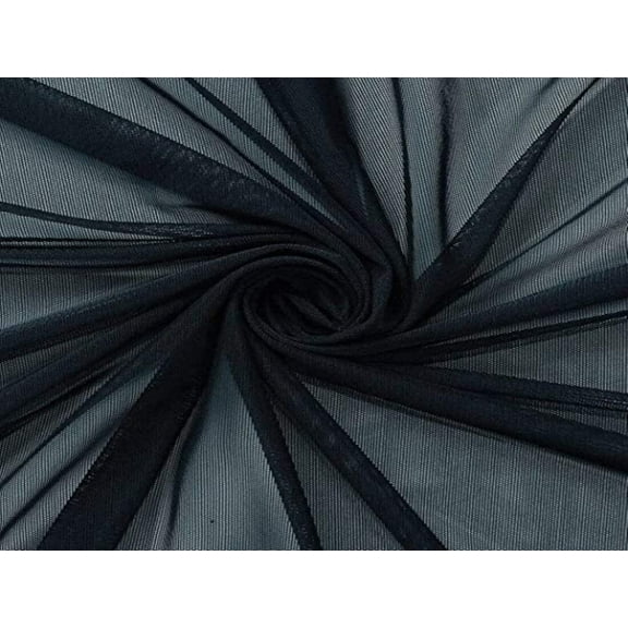 Black Net Fabric ~ 120quot; wide
