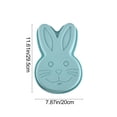 thumbnail image 3 of Easter Bunny Cake Mold Silicone Shaped Baking Pan for Spring Holiday Birthday Party Cake Baking Non Stick Dessert Pan, 3 of 8