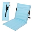 thumbnail image 2 of S SERENABLE Folding Camping Backrest Floor Seat for Trekking Sporting Events Backpacking Light Blue, 2 of 9