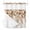 Burnt Orange, variant on No Hook Green Eucalyptus Shower Curtain with Snap in Liner Set, Farmhouse Weeping Leaves on Linen Waterproof Fabric Bathroom Curtains with See Through Top Window, Hotel Style Small 36 x 78 Inch