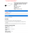 thumbnail image 2 of Clutch Pedal Position Switch Connector - Compatible with 2005 - 2013 Ford Mustang 2006 2007 2008 2009 2010 2011 2012, 2 of 2