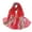 Red, variant on Silk Scarf Summer Lightweight Print Floral Pattern Scarf Shawl Fashion Scarves Sunscreen Shawls And Wraps For Spring